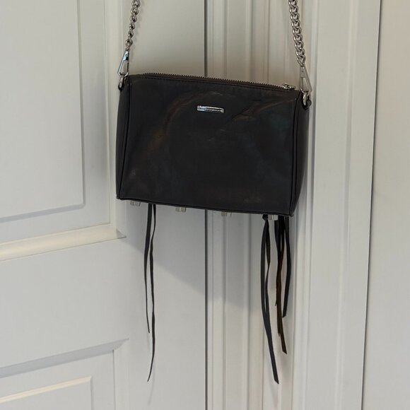 Rebecca Minkoff Dark Grey Three Zippered Bag - Picture 3 of 5